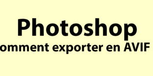 Solution Photoshop export avif