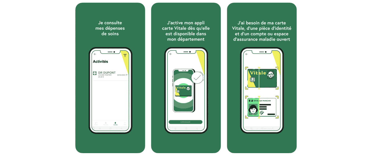 Solution carte vitale IPHONE